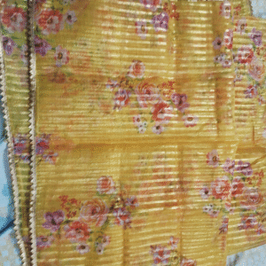 Floral organza Dupatta