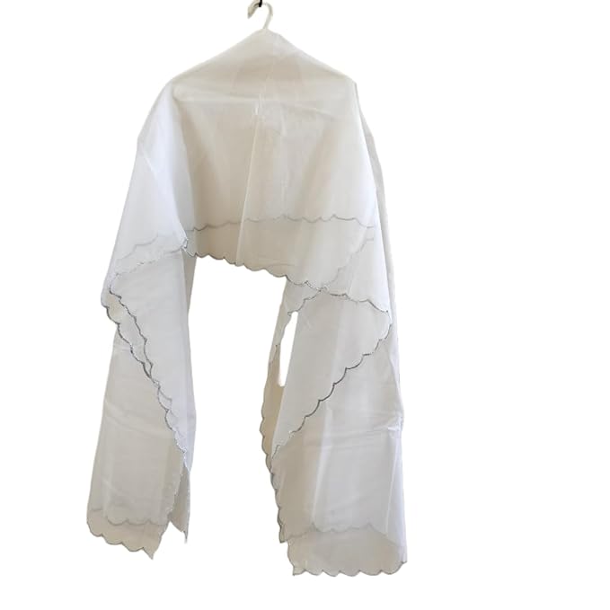 Organza Dyeable Dupatta With Scalp Embroidery