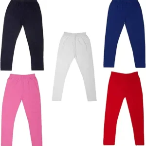 Girl's Cotton Solid Regular Fit Ankle