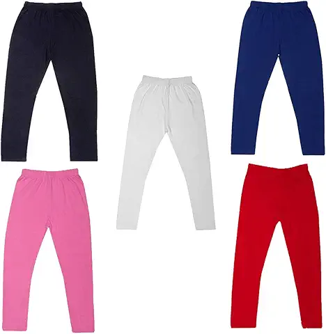 Girl's Cotton Solid Regular Fit Ankle