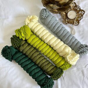 TANKISH FASHION Dark Green/Green/Mehandi/Lime Yellow/Gray/Tricolor